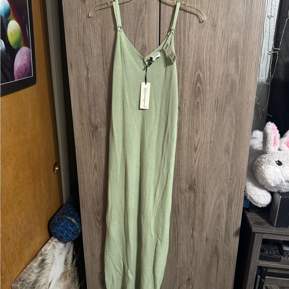 Light Green Slip Dress